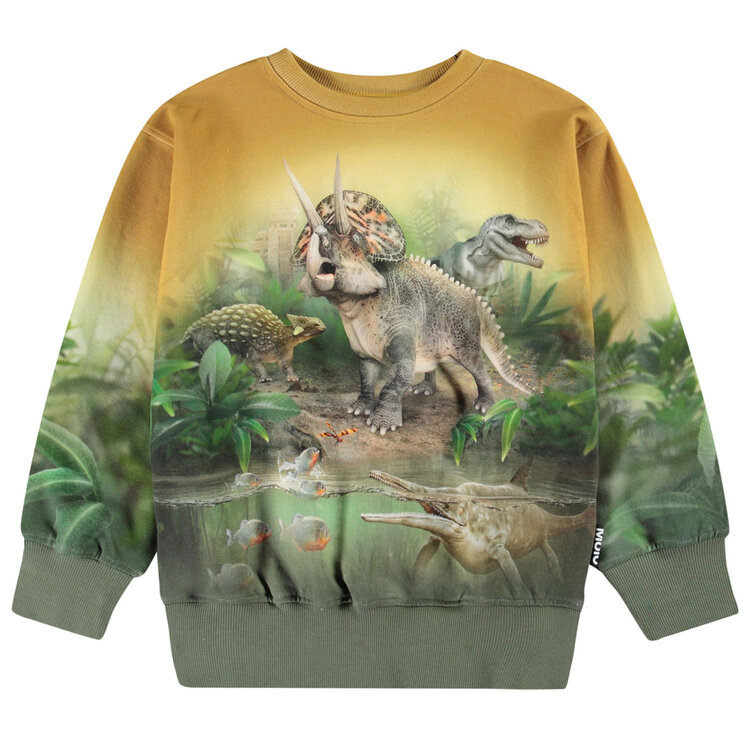 Molo Molo Mattis Sweatshirt - Forest Dinos