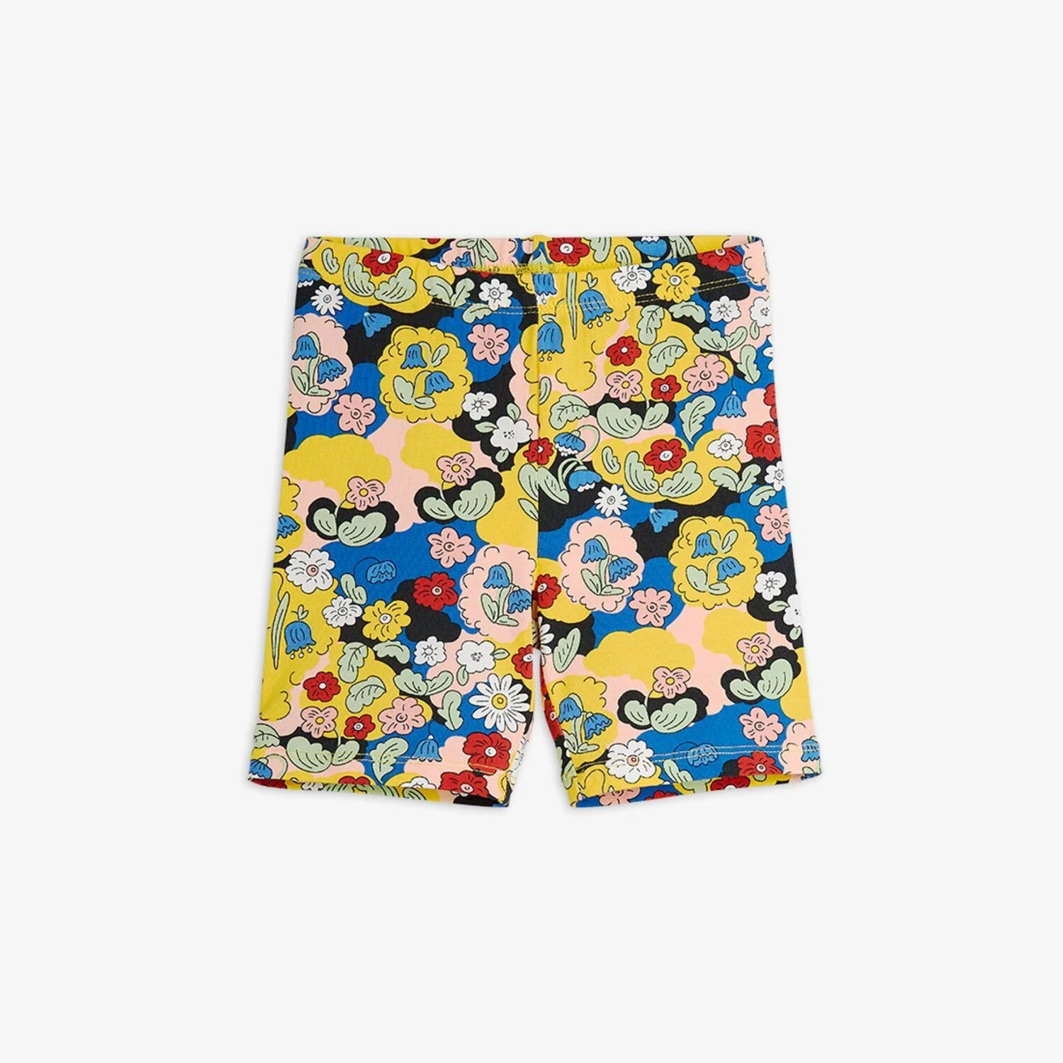 Mini Rodini Fårö Bike Shorts - Yellow Turtle