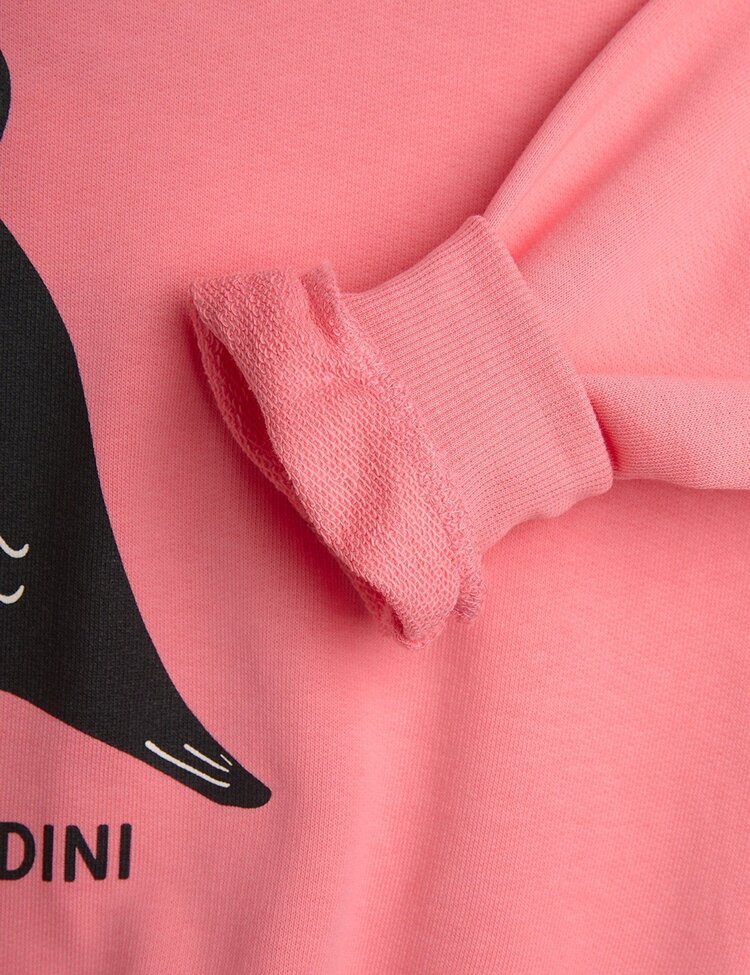 Mini Rodini Pink Blackbird Sweatshirt
