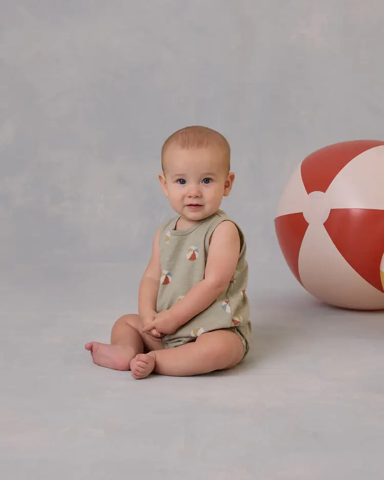 Rylee + Cru Bubble Onesie || Beach Balls