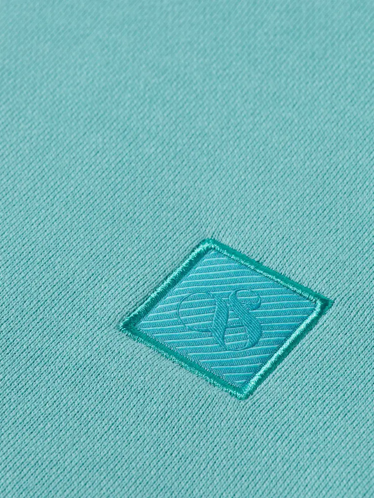 Scotch & Soda  Logo Crewneck - Sea Blue