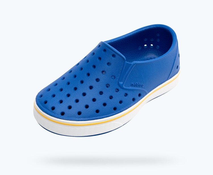 Native Shoes Miles Child-  UV Blue/ Shell White