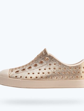 Native Shoes Jefferson Bio-Bling™ Child-  Rock Salt Bling/ Rock Salt Pink