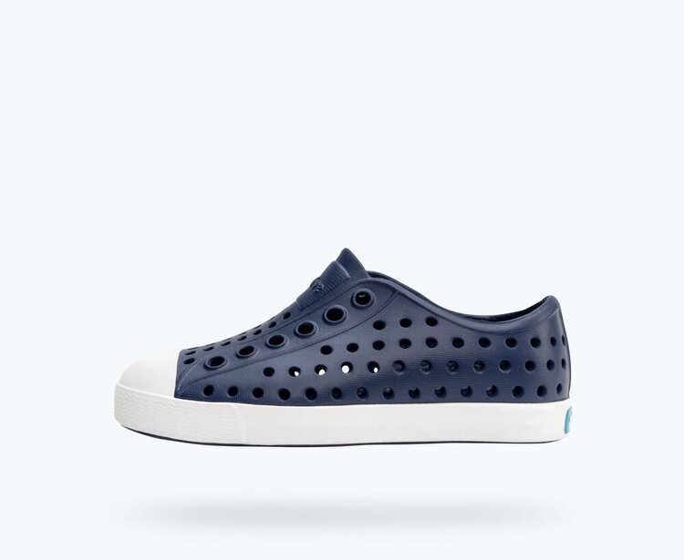 Native Shoes Jefferson Child- Regatta Blue/ Shell White