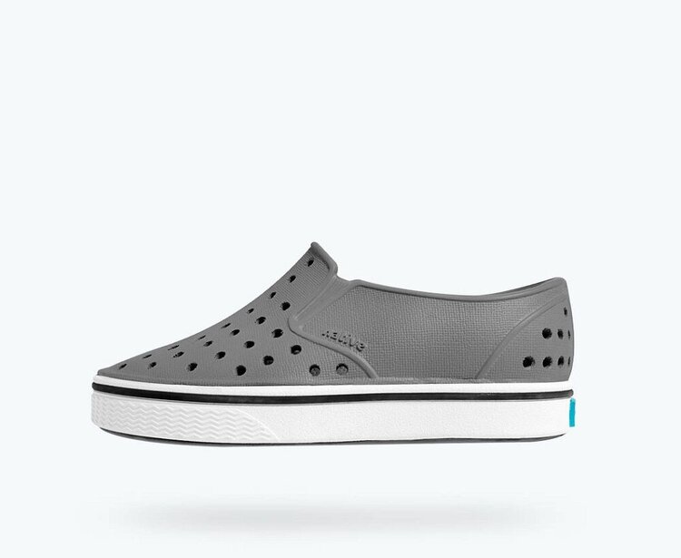 Native Shoes Miles Child  -  Dublin Grey/ Shell White