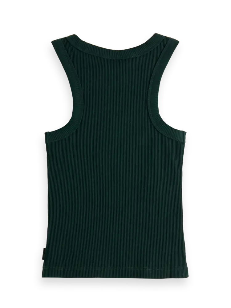 Scotch & Soda Girls' Baby Ribbed Slim-Fit Tank Top