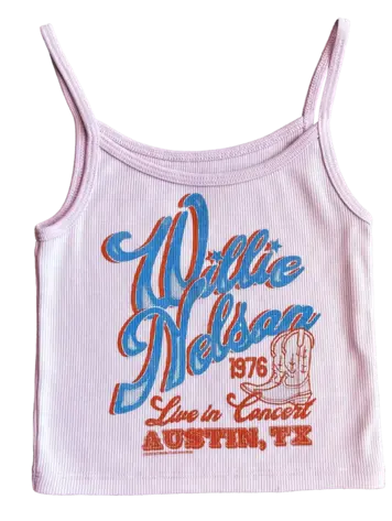 Rowdy Sprout Willie Nelson 1976 Concert Tank