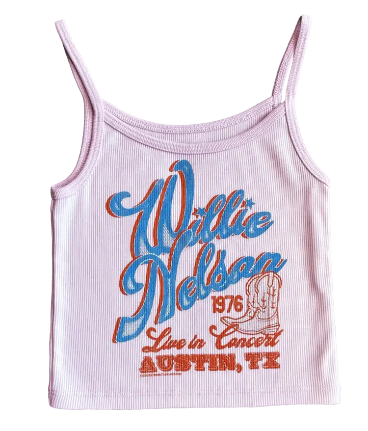 Rowdy Sprout Willie Nelson 1976 Concert Tank