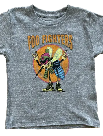 Rowdy Sprout Foo Fighters Bee Tee - Tri Blend