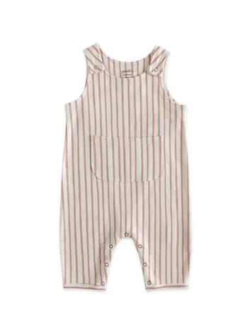 Pehr Designs Baby Overalls Stripes Away Peony