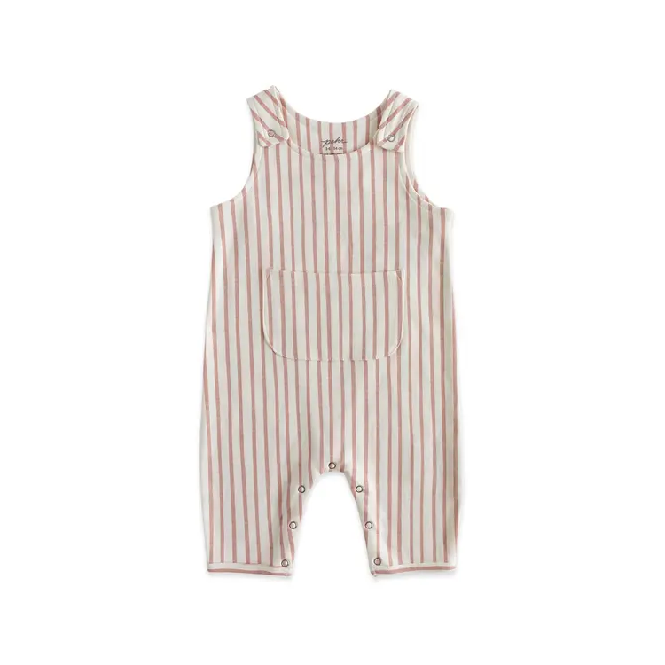 Pehr Designs Baby Overalls Stripes Away Peony