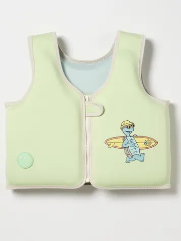 Sunnylife Kids Swim Vest - Shred Turtle Aqua 3-6yo