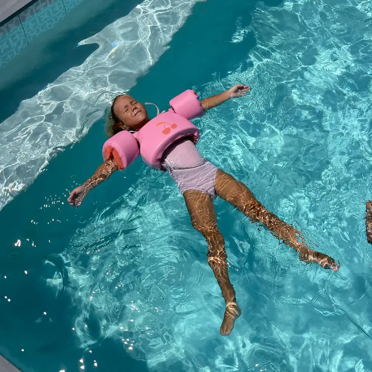 Sunnylife Kids Floatie Jacket  - Cotton Candy Cherry 4-6yo