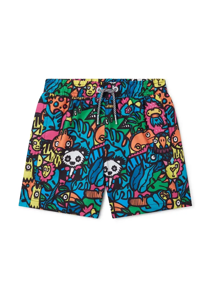 Boardies Kids Swim Shorts - Munday Jungle