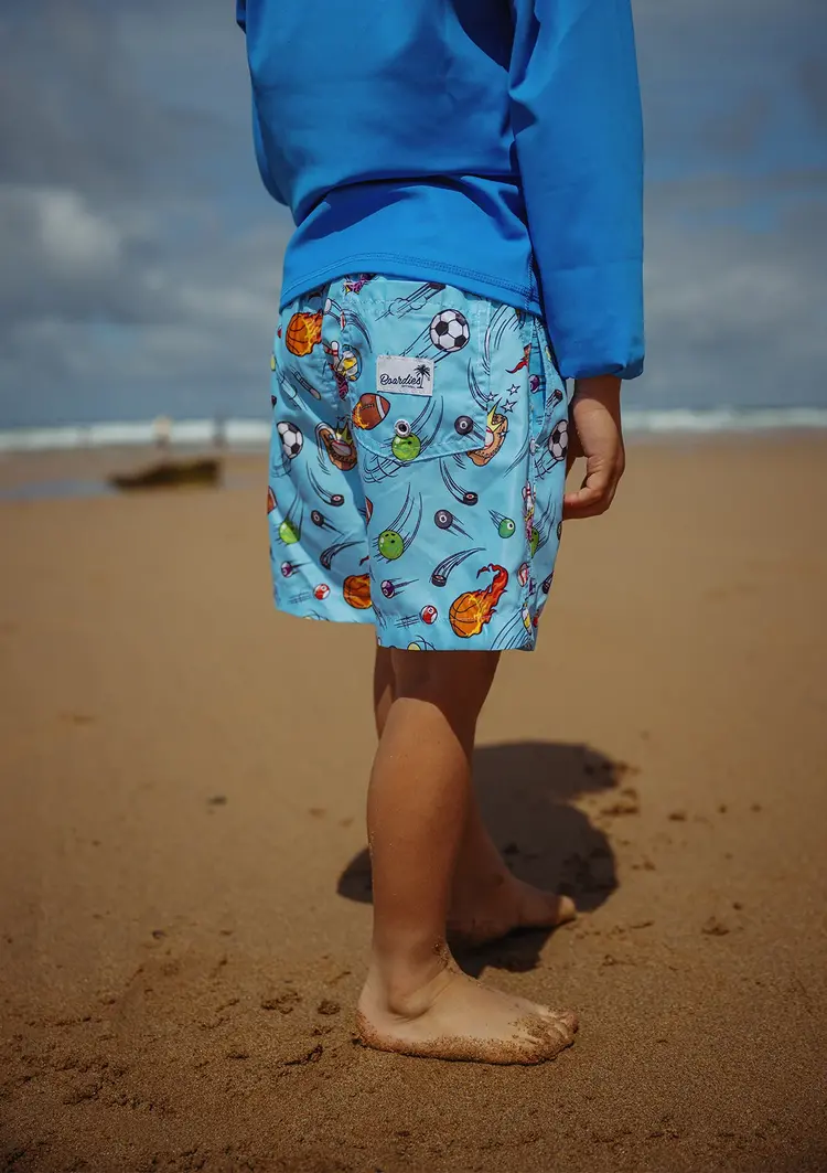 Boardies Kids Swim Shorts - Zoom Balls