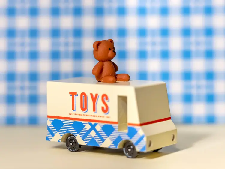Candylab Toys Candylab Toys Teddy Bear Van