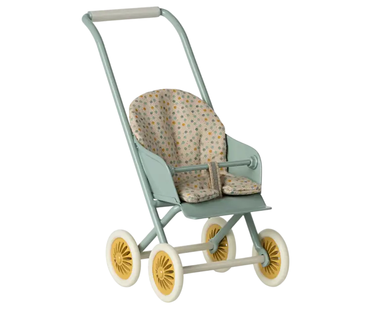 Maileg Maileg Stroller, Micro - Mint
