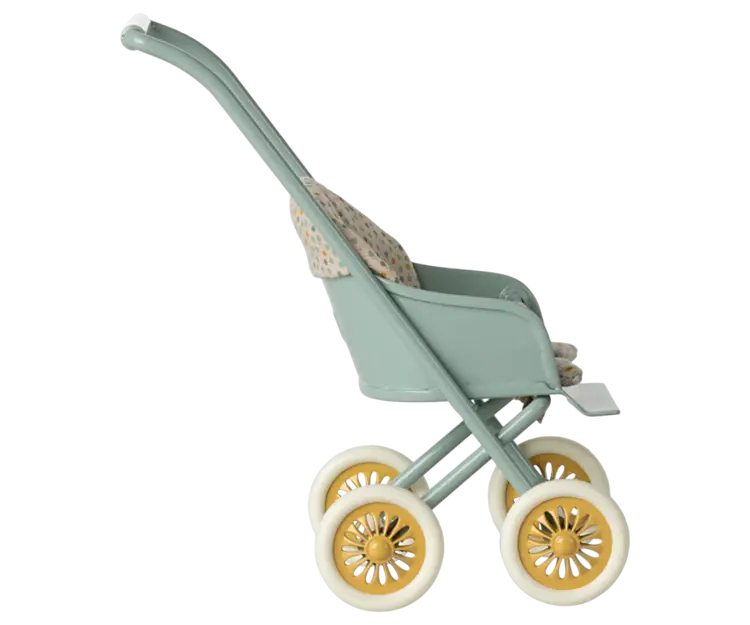 Maileg Maileg Stroller, Micro - Mint