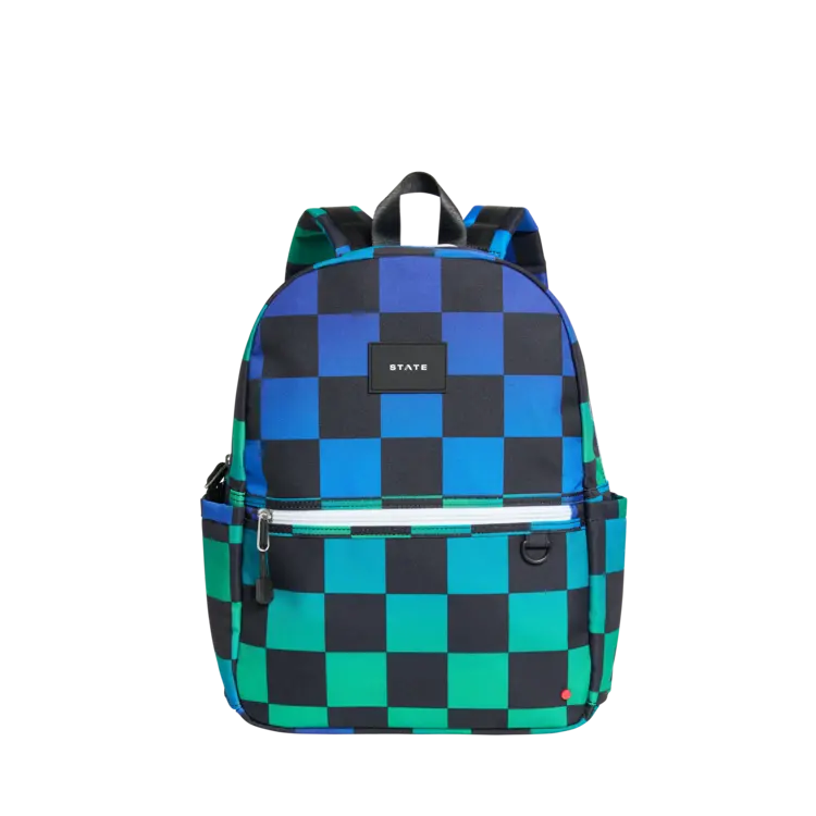 STATE Kane Backpack - Blue Checkerboard