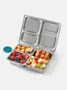 PlanetBox Launch Stainless Steel Lunch Box - Yellow Turtle