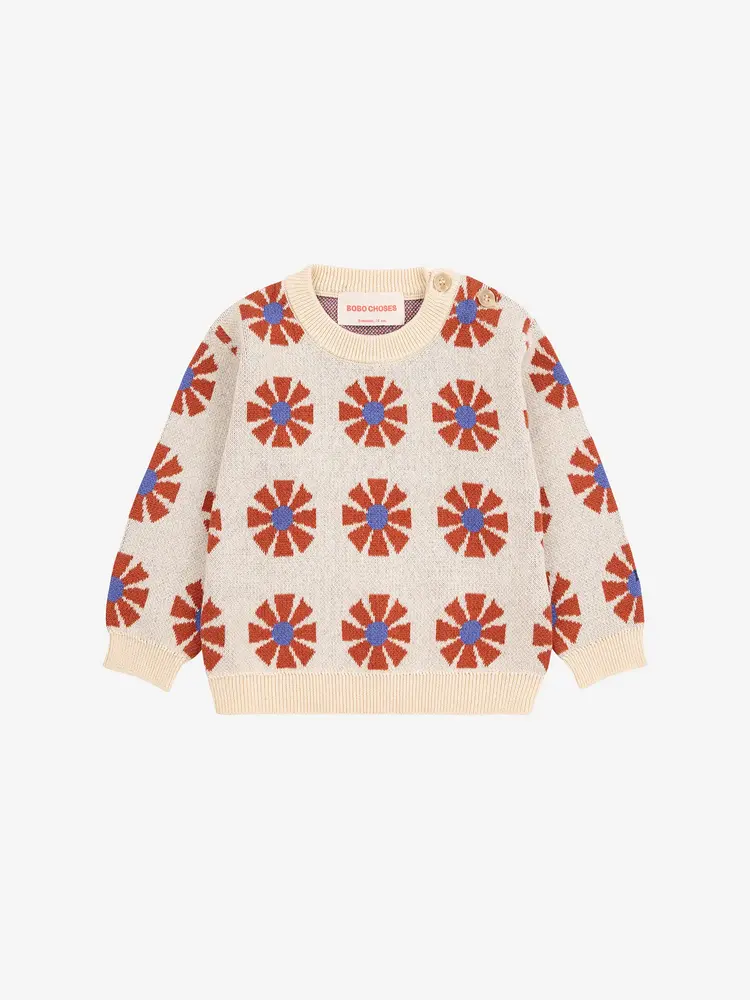 Bobo Choses Kaleidoscope All Over Jacquard Jumper