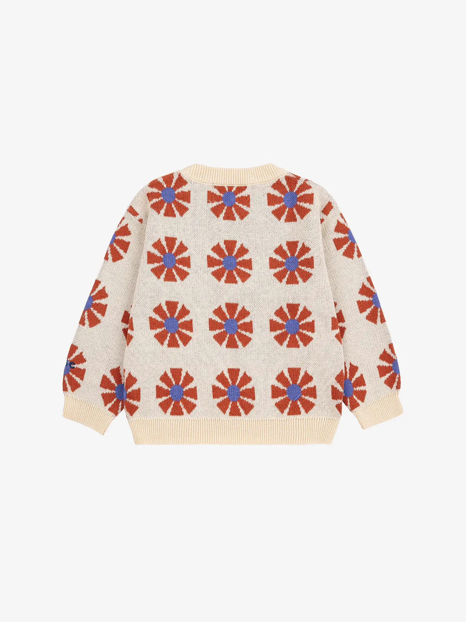 Bobo Kaleidoscope AOP Jacquard Jumper - Yellow Turtle