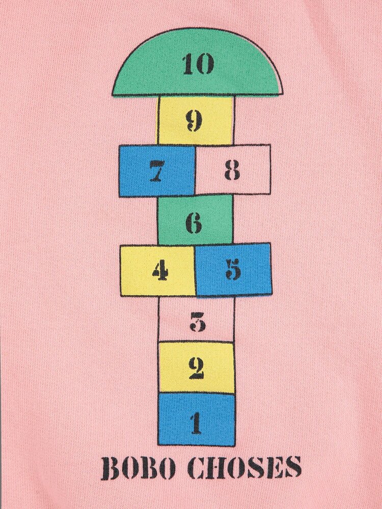 Bobo Choses Hopscotch Sweatshirt - Pink