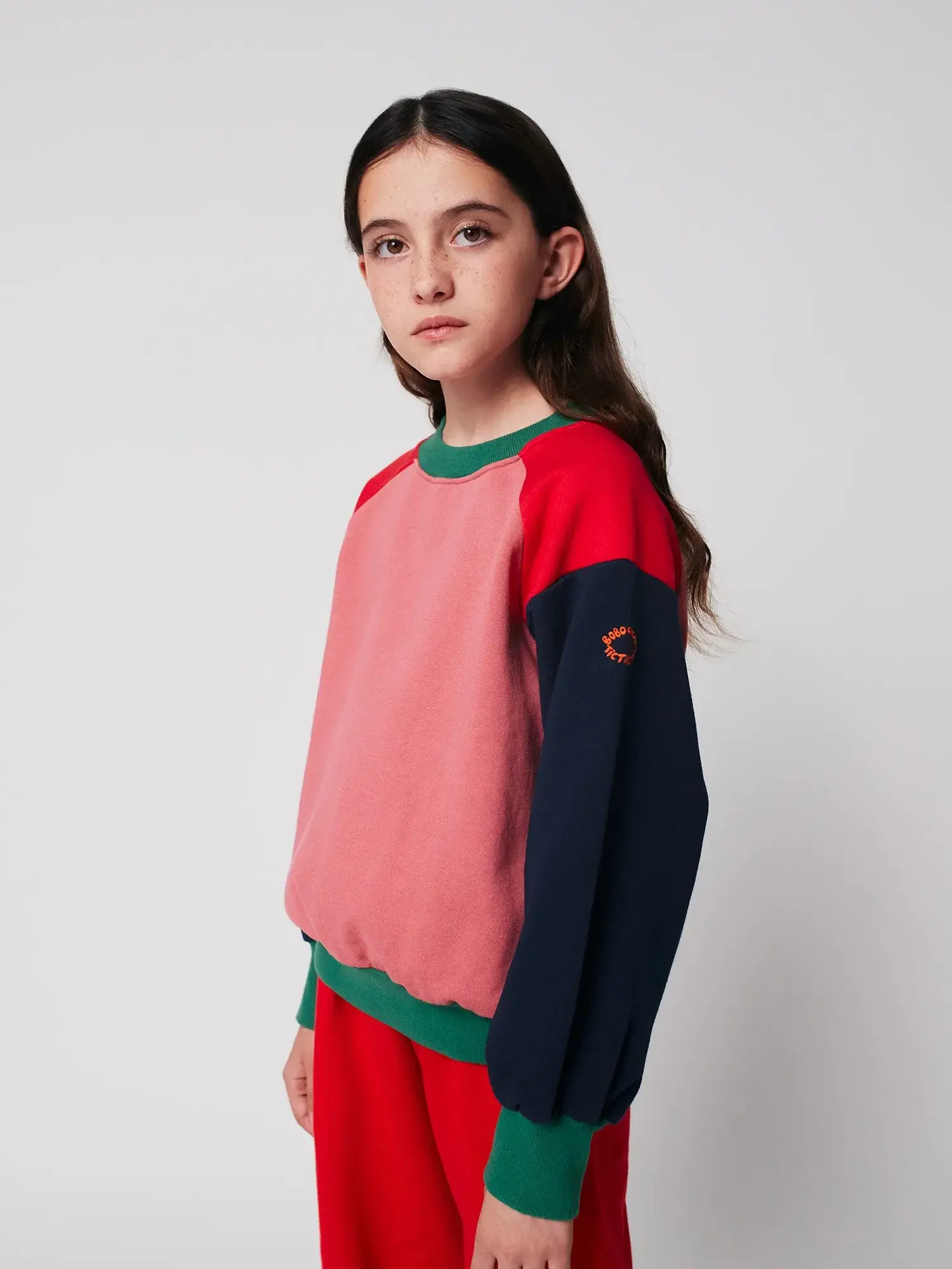 Bobo Tic Tac Toe Color Block Sweatshirt - Yellow Turtle