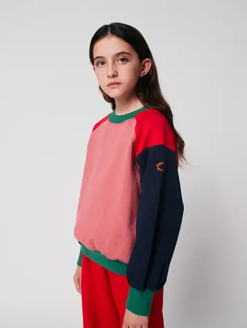 Bobo Choses Tic Tac Toe Color Block Sweatshirt