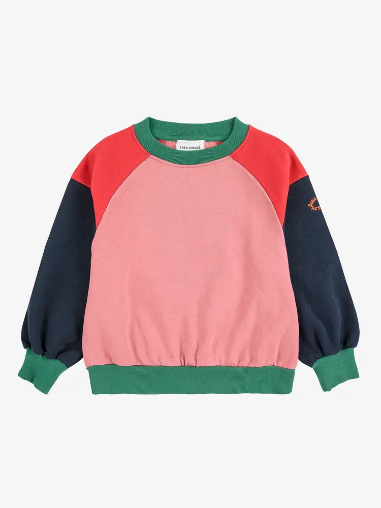 Bobo Choses Tic Tac Toe Color Block Sweatshirt