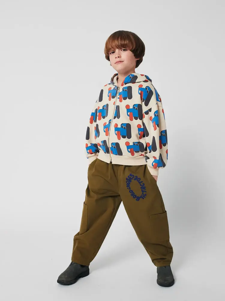 Bobo Choses Doggy Mate All Over Zip Hoodie