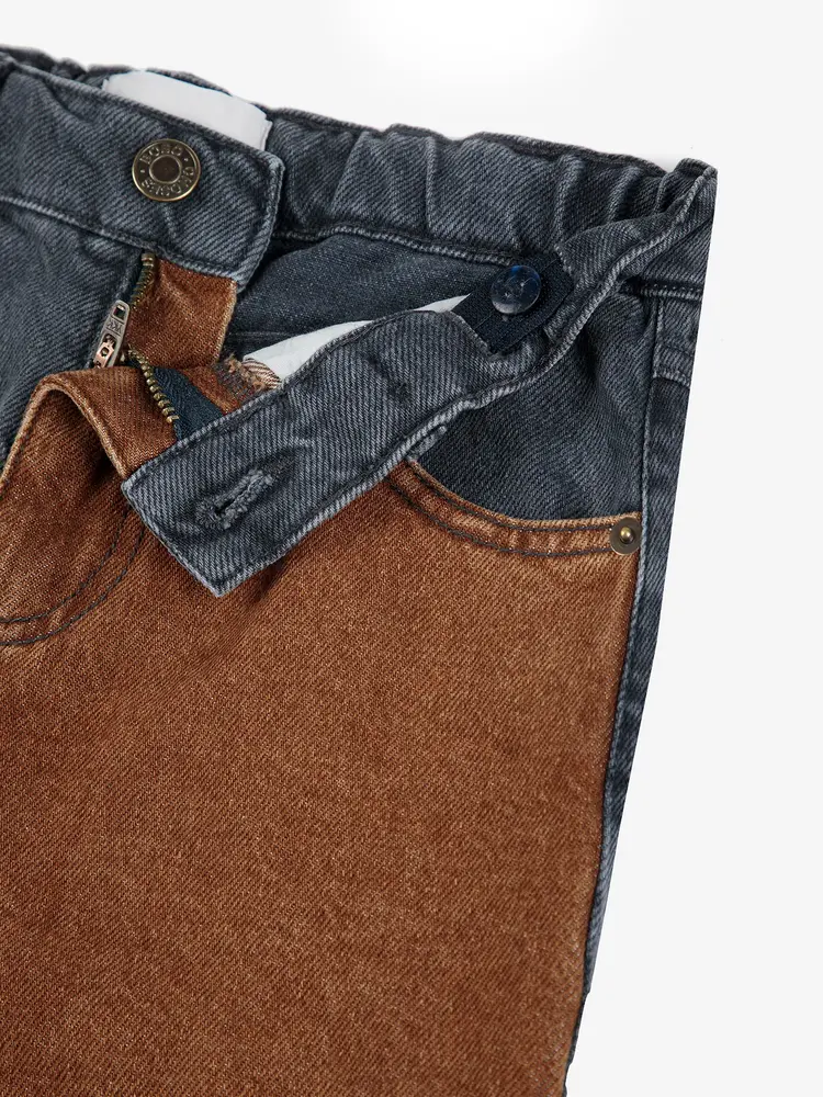 Bobo Choses Bobo Choses Color Block Denim Pants