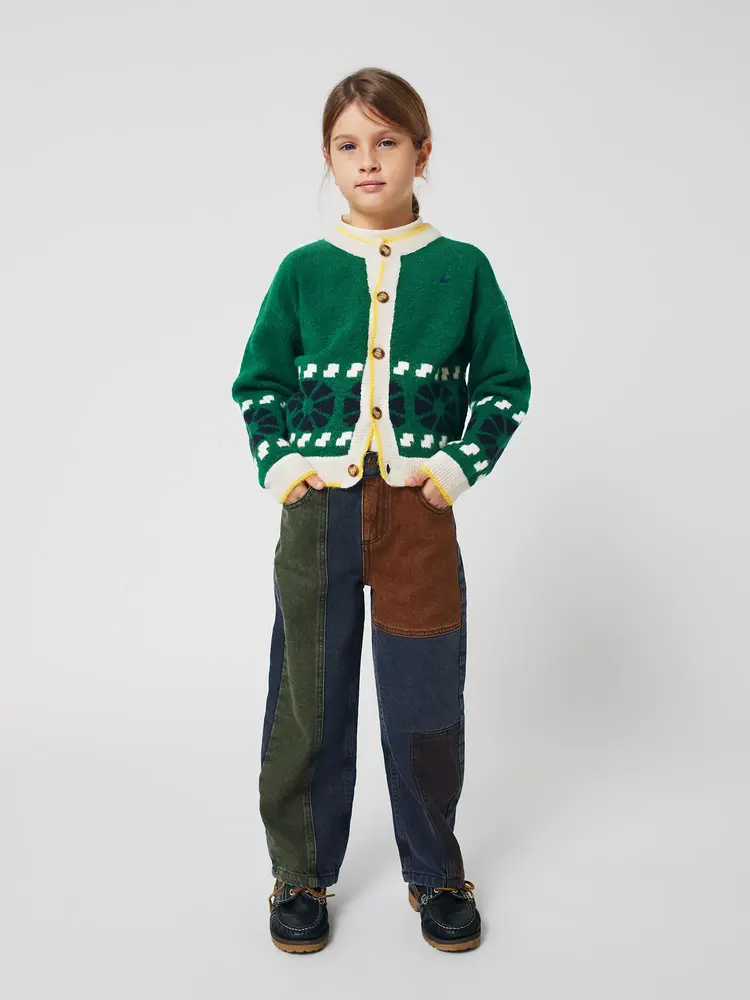 Bobo Choses Bobo Choses Color Block Denim Pants