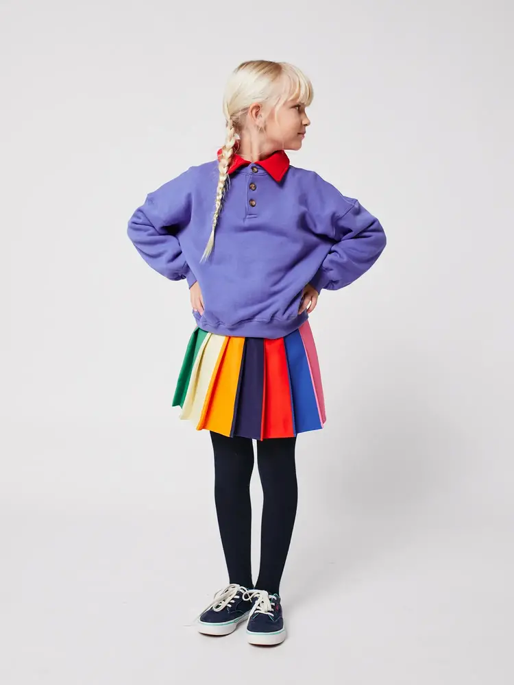 Bobo Choses Color Block Pleated Skirt