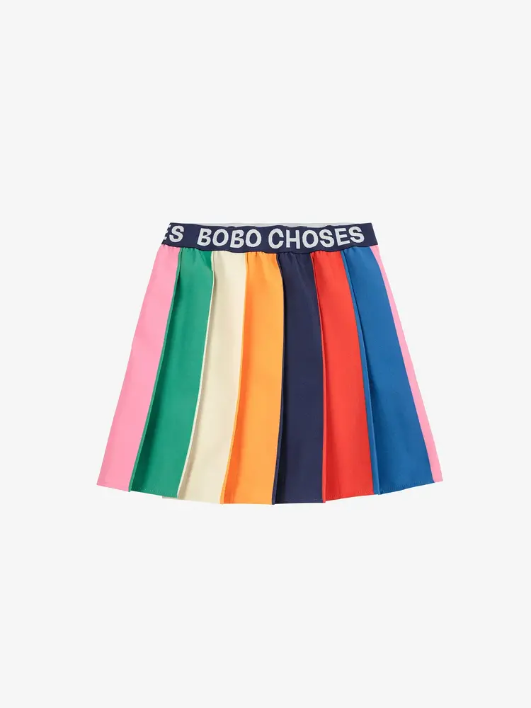 Bobo Choses Color Block Pleated Skirt