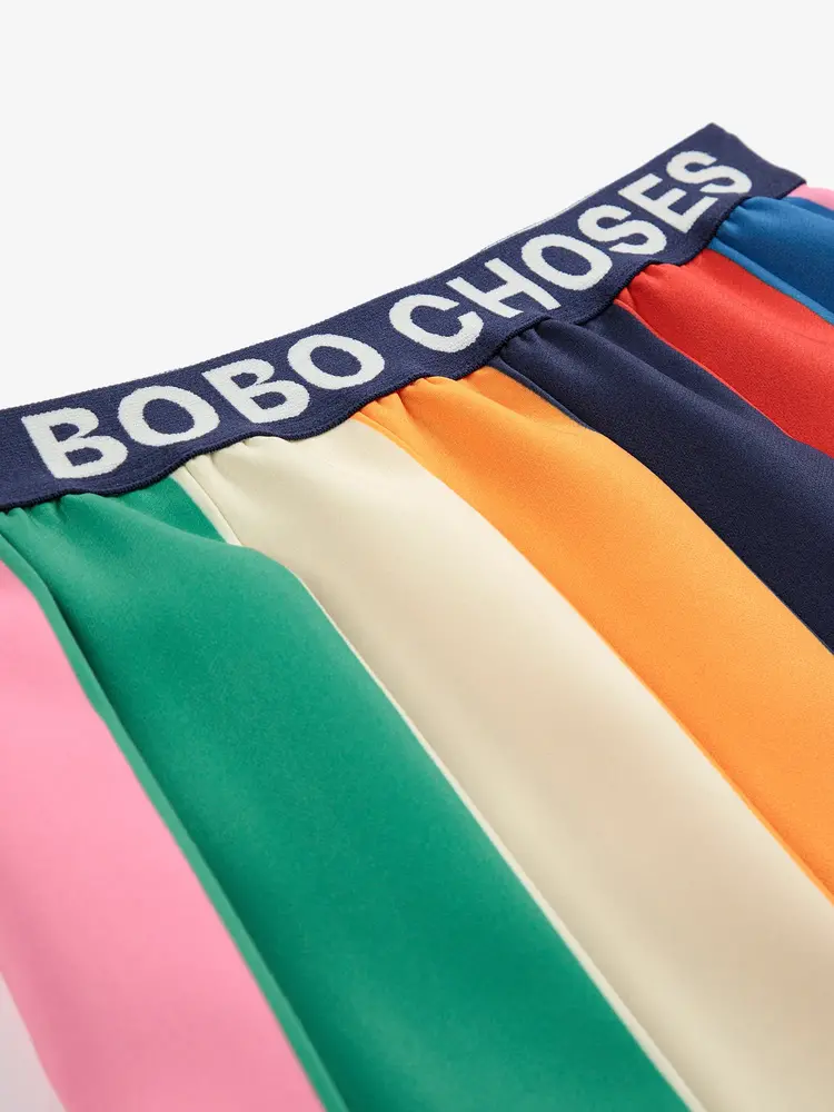 Bobo Choses Color Block Pleated Skirt