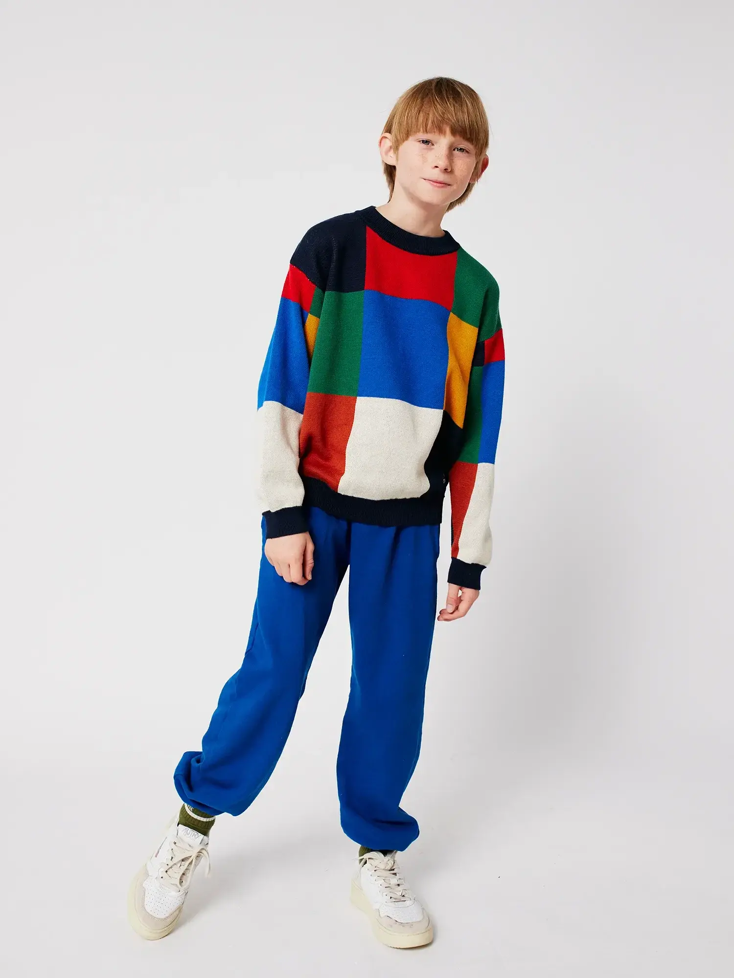 Bobo Multicolor Tiles Jumper - Yellow Turtle
