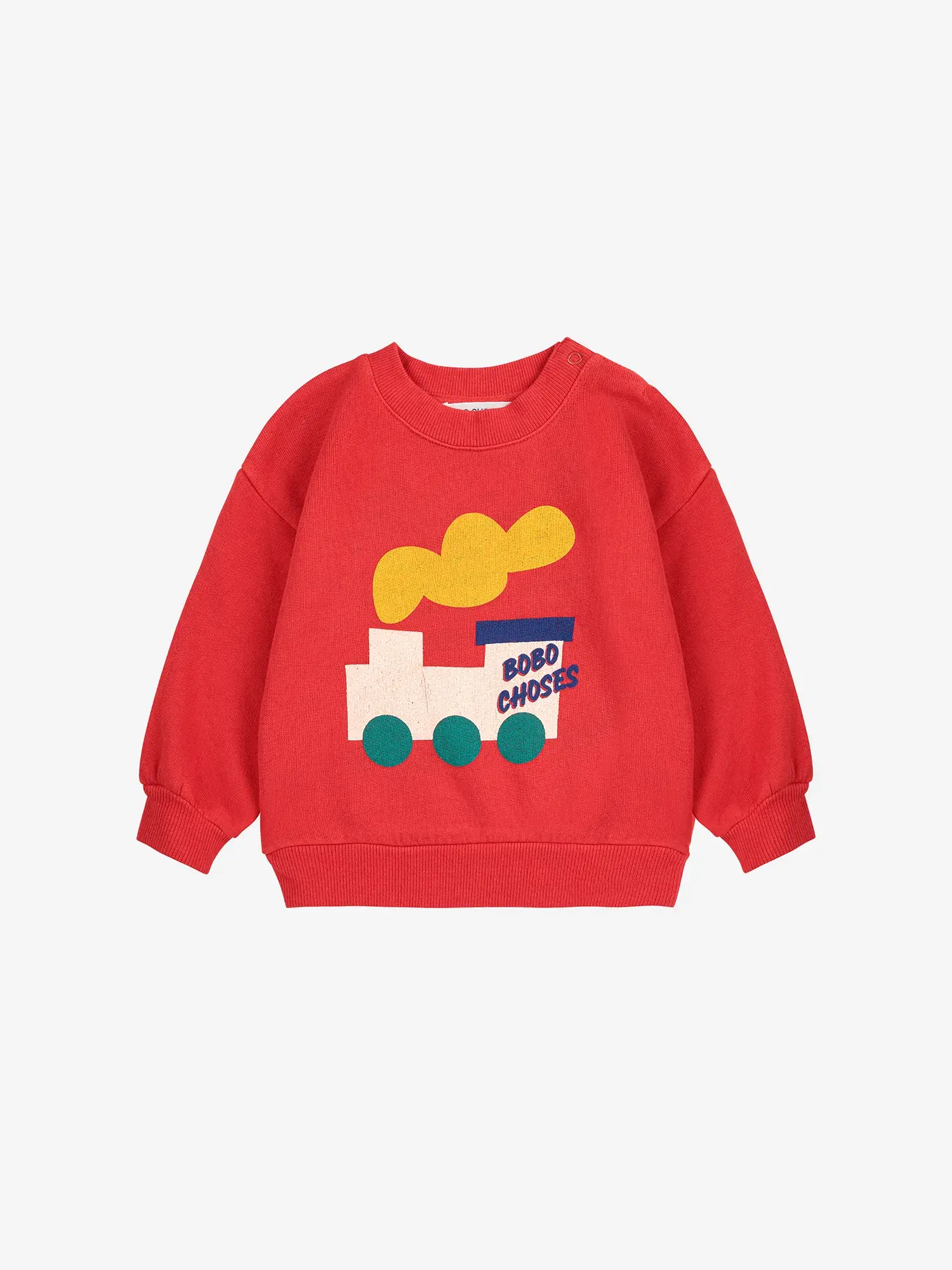 Bobo Choo Choo Sweatshirt - RED - Yellow Turtle