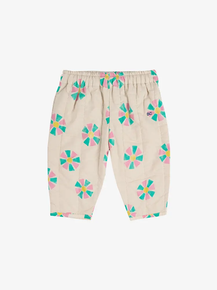 Bobo Choses Kaleidoscope All Over Quilted Pants - White