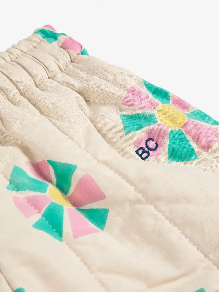 Bobo Choses Kaleidoscope All Over Quilted Pants - White