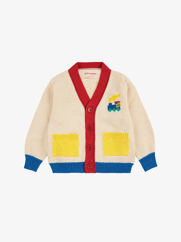 Bobo Choses Bobo Choo Choo Color Block Cardigan