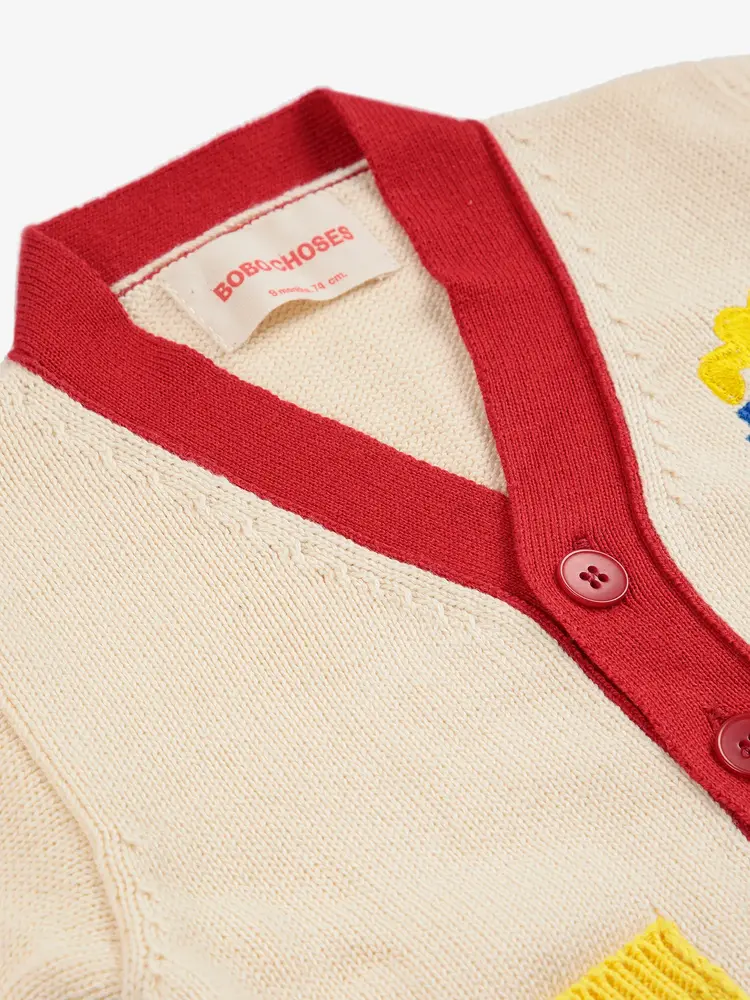 Bobo Choses Bobo Choo Choo Color Block Cardigan