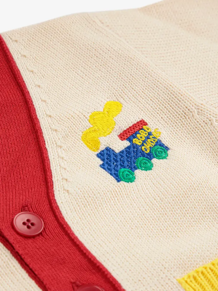 Bobo Choses Bobo Choo Choo Color Block Cardigan