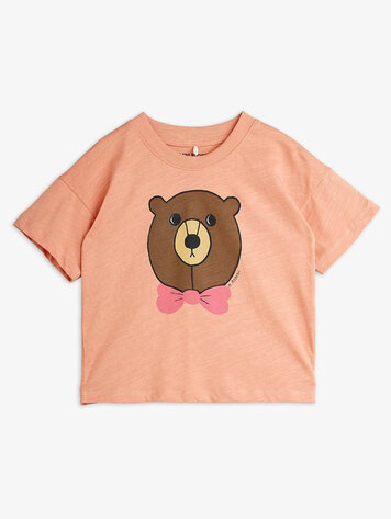 Mini Rodini Bear T shirt- Pink