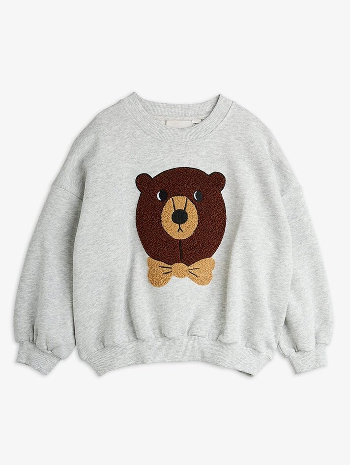 トップス mini rodini Bear chenille sweatshirt Mini Rodini Bear Pile Trousers - Yellow Turtle