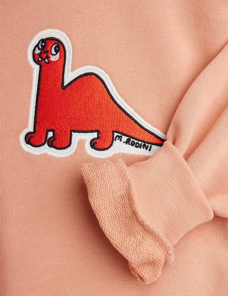 Mini Rodini Dino Patch Sweatshirt - Pink