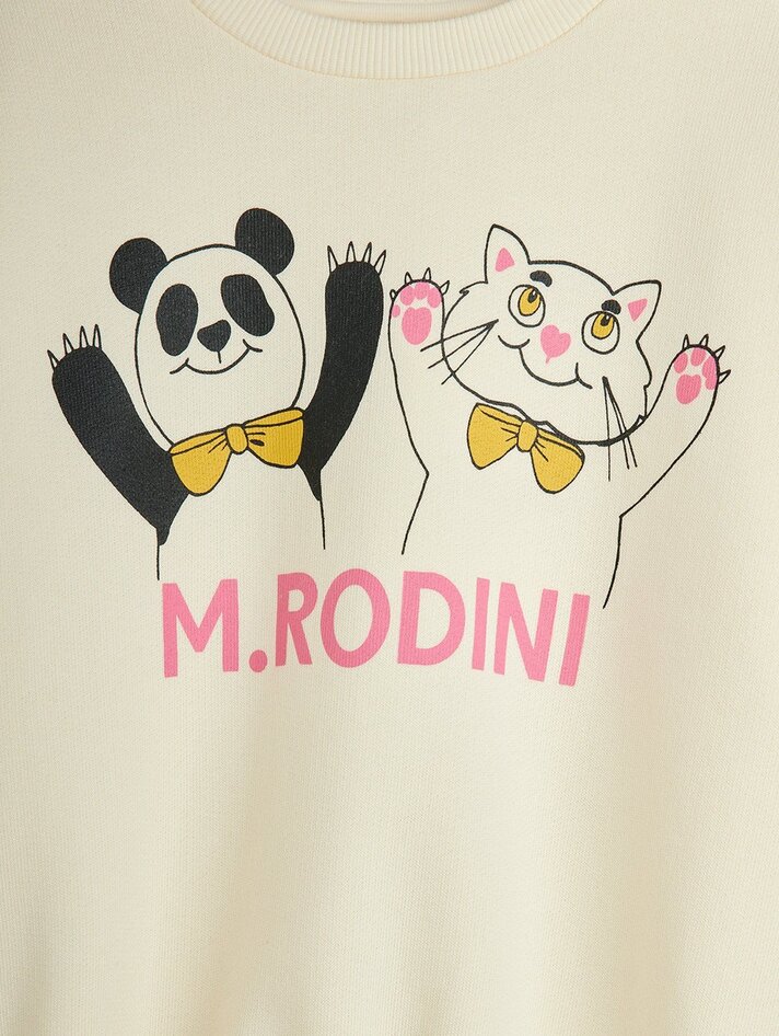 Mini Rodini Bear Chenille Sweatshirt - GREY - Yellow Turtle