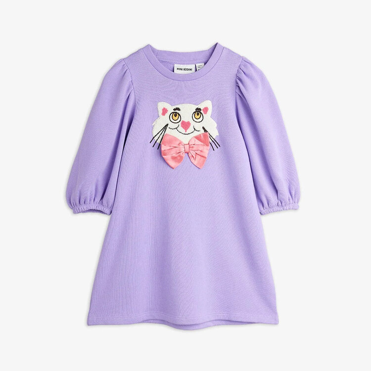 Mini Rodini Cat Chenille Sweatdress