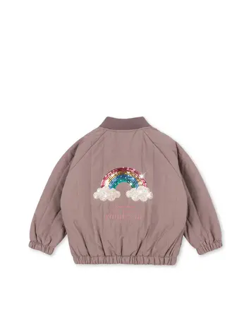 Konges Sløjd Juno Sequin Bomber Jacket - Twilight Mauve