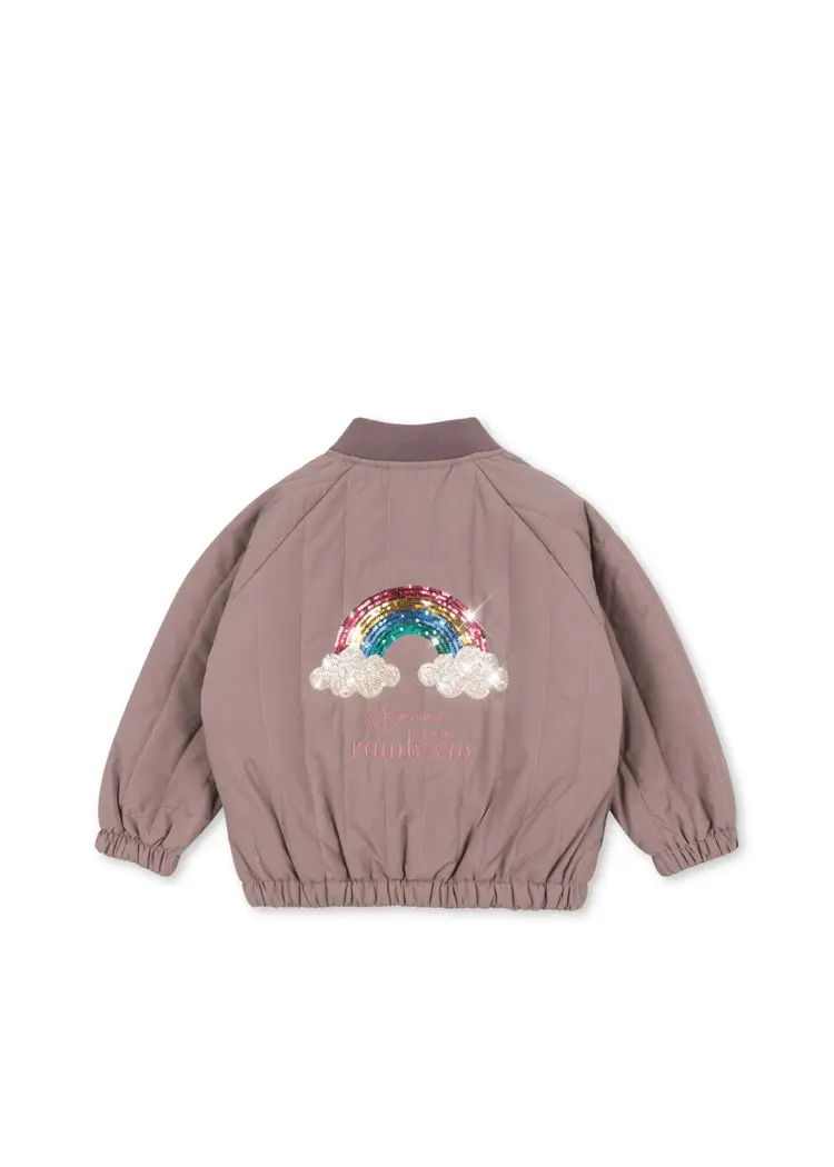 Konges Sløjd Juno Sequin Bomber Jacket - Twilight Mauve